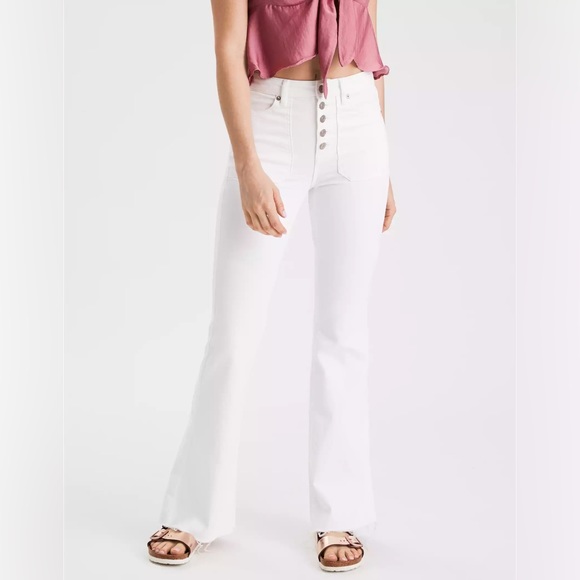 American Eagle Outfitters Denim - American Eagle Super High-Waisted Flare Jean